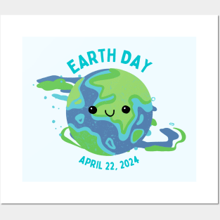 Earth Day 2024 April 22 - Cute Earth Posters and Art